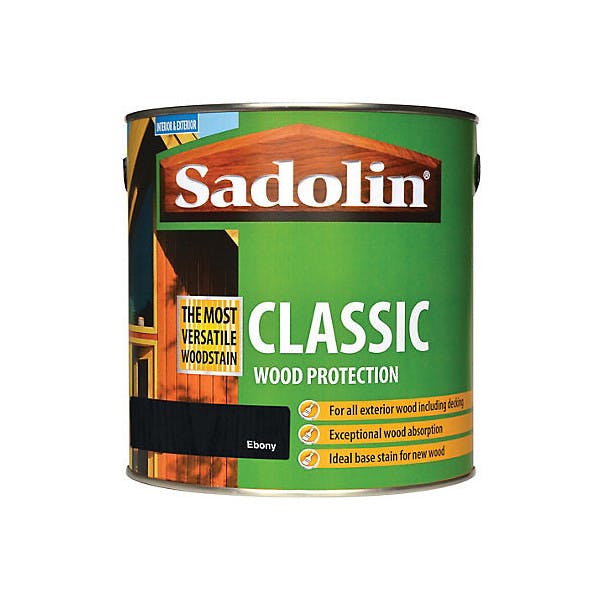 Sadolin Classic Woodstain Ebony 5L Gibbs & Dandy