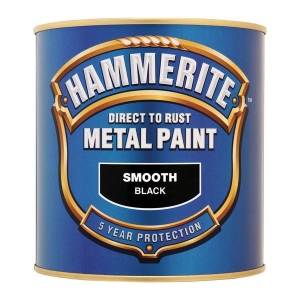 Hammerite Smooth Finish Black 2.5L Gibbs & Dandy