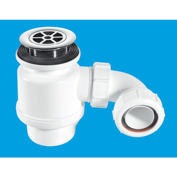 McAlpine Shower Trap Top Access Chrome Plated Gibbs & Dandy