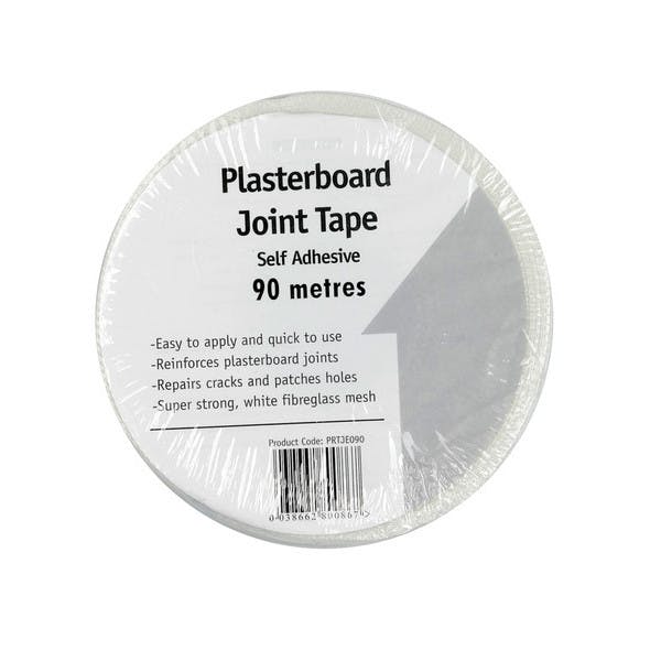 Plasterboard Joint Tape Self Adhesive 48mm x 90m Gibbs & Dandy